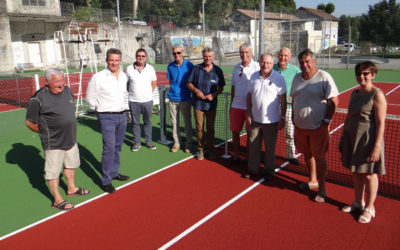 Réfection des courts de tennis du parc Astier