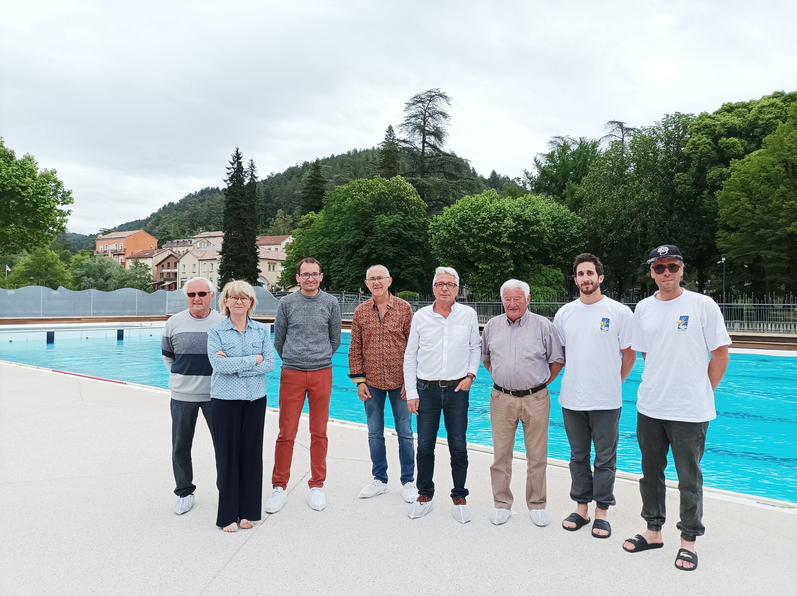 La pataugeoire à la piscine municipale