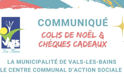 Informations colis de Noël et chèques cadeaux des ainés