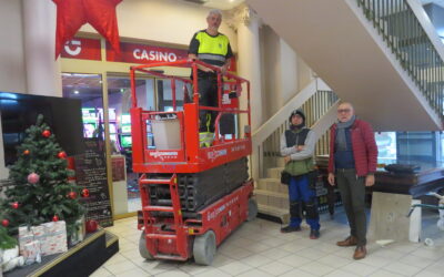 Travaux d’électricité au Casino