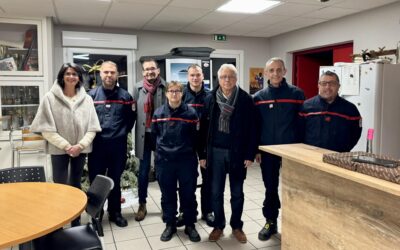 Les sapeurs-pompiers salués pendant les fêtes.